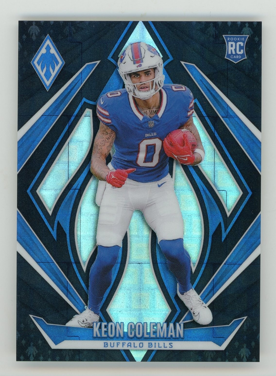 2024 Panini Phoenix Rookies Keon Coleman #213 Black Pandora 1/1 (RC)