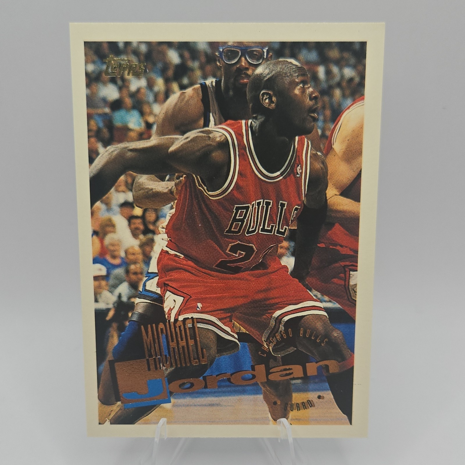 Topps 1995-96 Michael Jordan Chicago Bulls NBA Basketball Card #277 1996