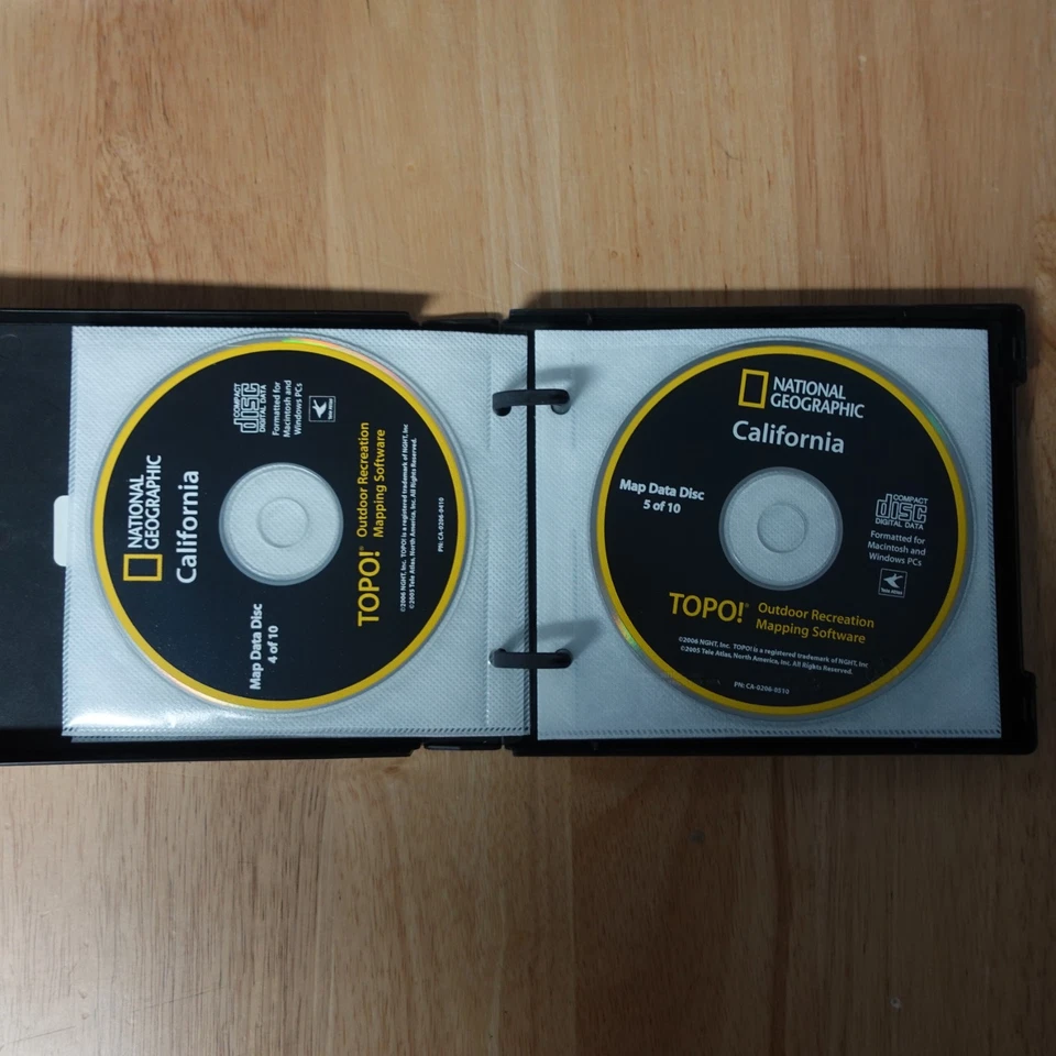 National Geographic Topo! Outdoor Recreation Mapping Software California - Image 4 of 4