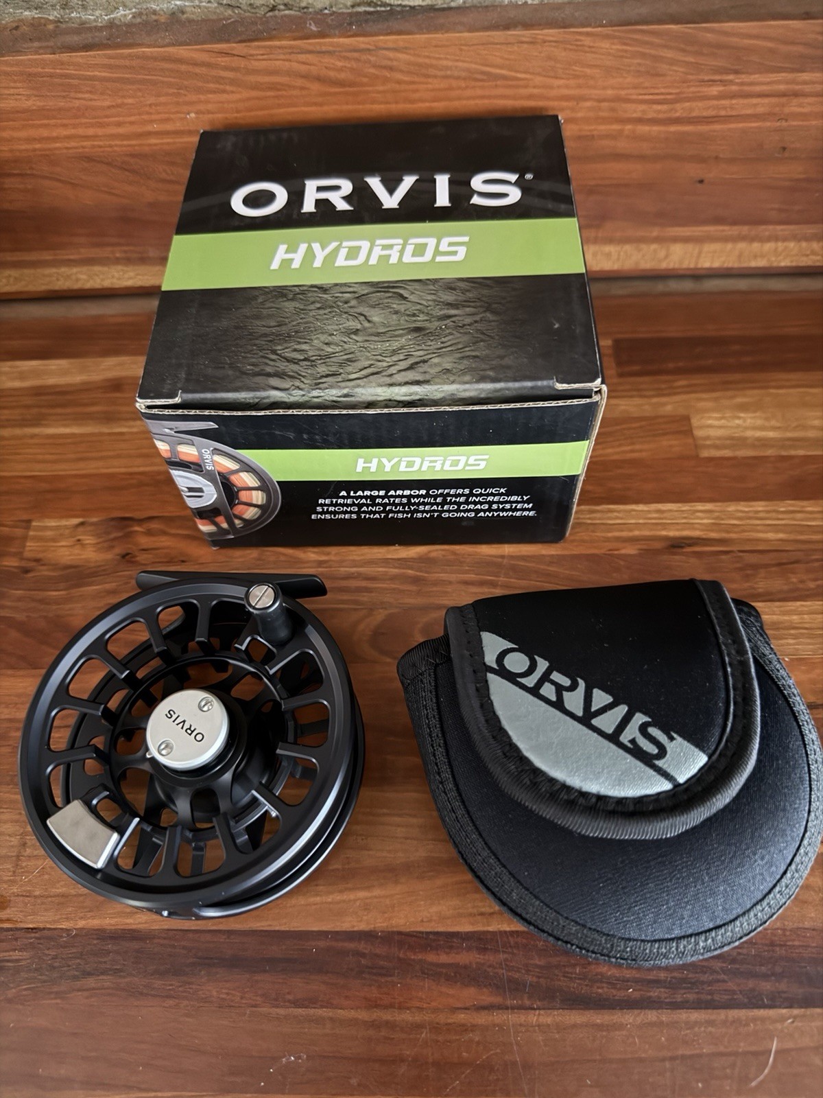 Orvis Hydros II Fly Reel 3-5wt Black Brand New Never Used