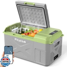 Pitycbo Car Refrigerator 12v Portable Fridge for Car, Auto 19 Quart Freezer C