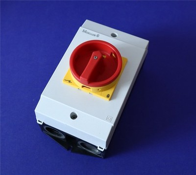 MOELLER Hauptschalter/ P1-25/I2/SVB - 690 V AC - 25 A - IP65 - gebraucht