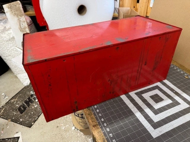 Caja de herramientas intermedia vintage Sears Craftsman 4 cajones caja de herramientas con llaves Foto 4 de 4