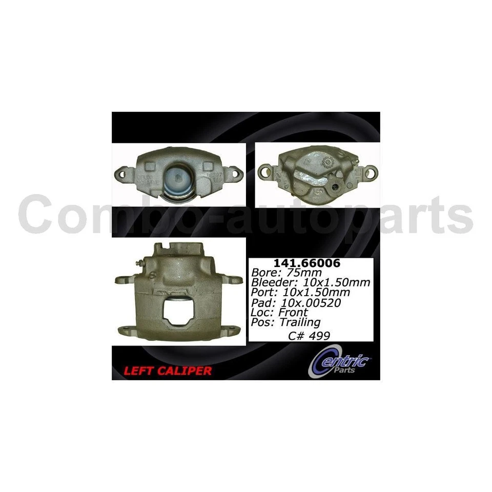 Pinza de freno de disco delantera izquierda derecha 2 piezas para Chevrolet V10 1987-1987 Foto 2 de 4