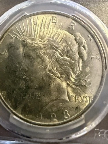 1923 $1 Peace Dollar PCGS MS63!