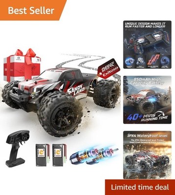 40 KM/H 9300E RC Car with Dual Batteries - 4WD Fun for Beginners & Experts