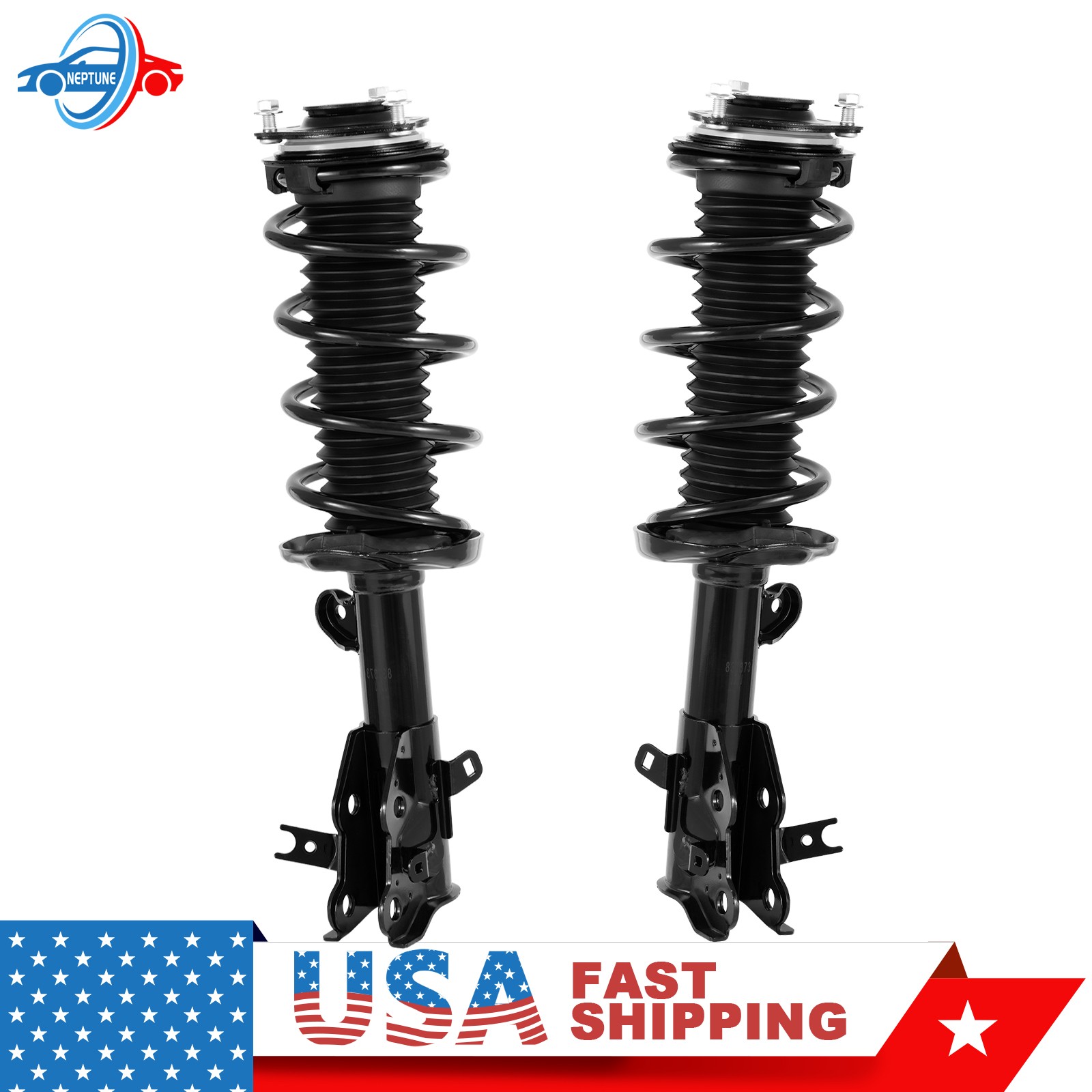 2PCS Front Struts w/Coil Springs Assembly For 2012-2015 Honda Civic Left & Right