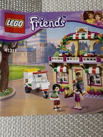 Lego Friends 41311 Heartlake Pizzeria Come w/ Instruction Manuals ** NO BOX**