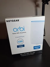 NETGEAR ORBI LBR20 4G LTE Tri Band AC2200 Mesh WiFi Router Tested Original Box
