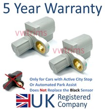 2 Ford ABS Wheel Speed Sensors AV6T2B372EB Rear Left Right MK3 Focus CMAX Mondeo