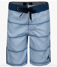 Hurley Boys Board Shorts Psychic Blue Size 18 NWT
