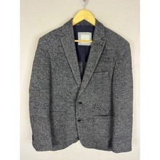 Bugatti Mens Grey Wool Blend Silk Sports Jacket Blazer Men 40 EU 50 Germany