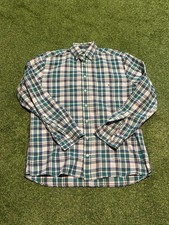 GANT MENS PLAID ALASSIO POPLIN size MED