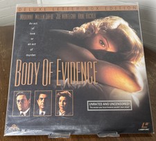 Body of Evidence - Laserdisc - Excellent Condition- TESTED   Dust Cover  