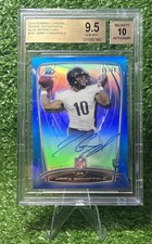 2014 Bowman Chrome Football Jimmy Garoppolo Blue RC AUTO /99 BGS 9.5 / 10 AUTO