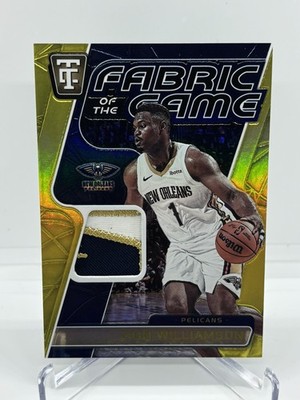 2024-25 Totally Certified Zion Williamson Patch Gold RC #/10 FOG-ZWL