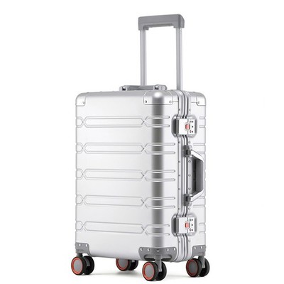 Aluminum Frame Luggage with Spinner Wheels, with TSA Locks Hard Shell Suitcas...