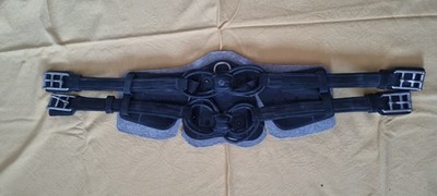Stübben Schwarz 70 /75 cm Equi-Soft Sattelgurt mit Filz Polster