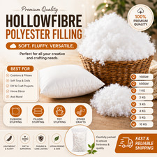 Hollowfiber Polyester Filling Toys Teddy Bear Cushion Pillow Craft Soft Stuffing