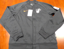 NIKE NBA MIAMI HEAT CULTURE GIACCA DA PISTA NERA TAGLIA YOUTH XL (18-20)