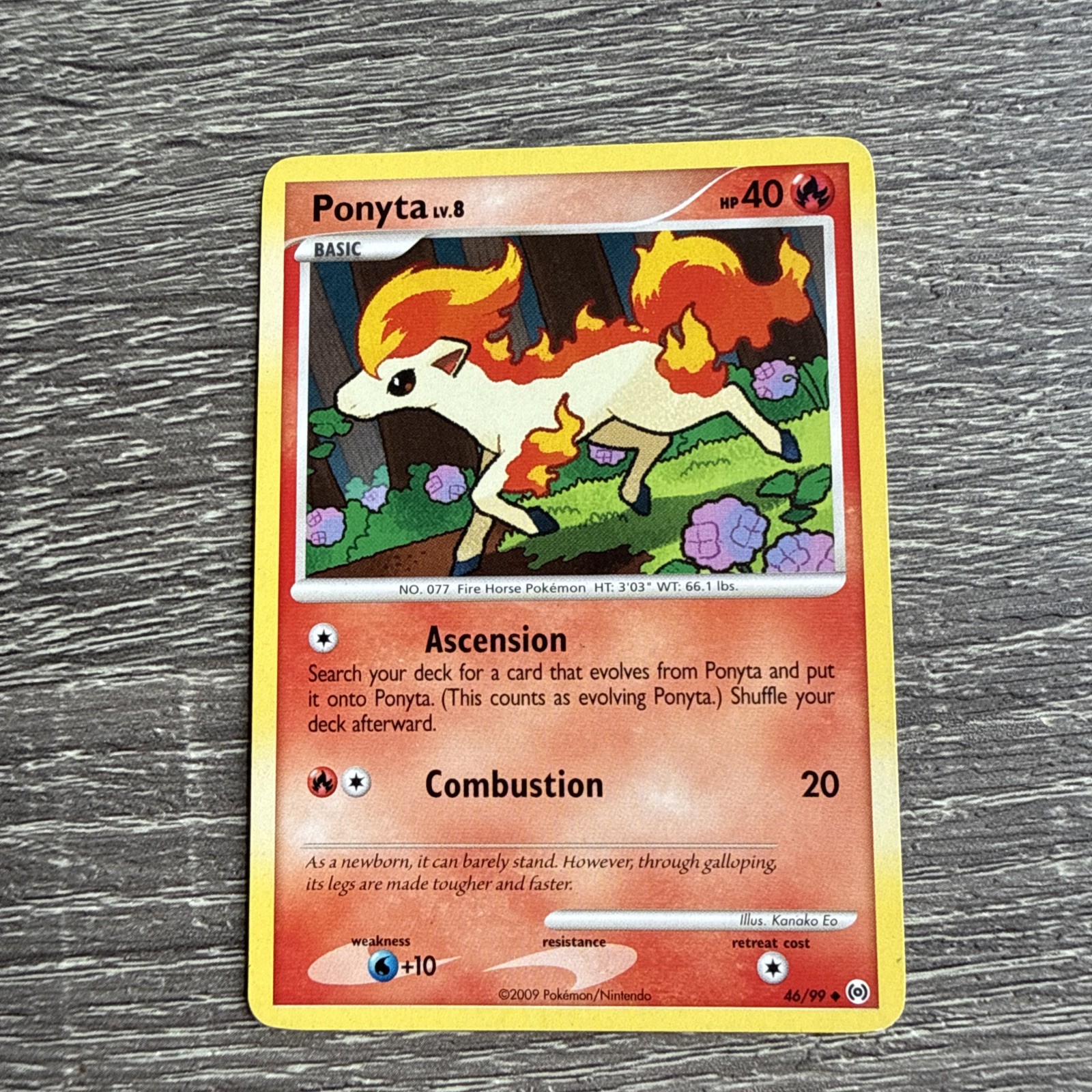 Ponyta (46) - Platinum Arceus - 46/99 - Normal LP/NM- 2009