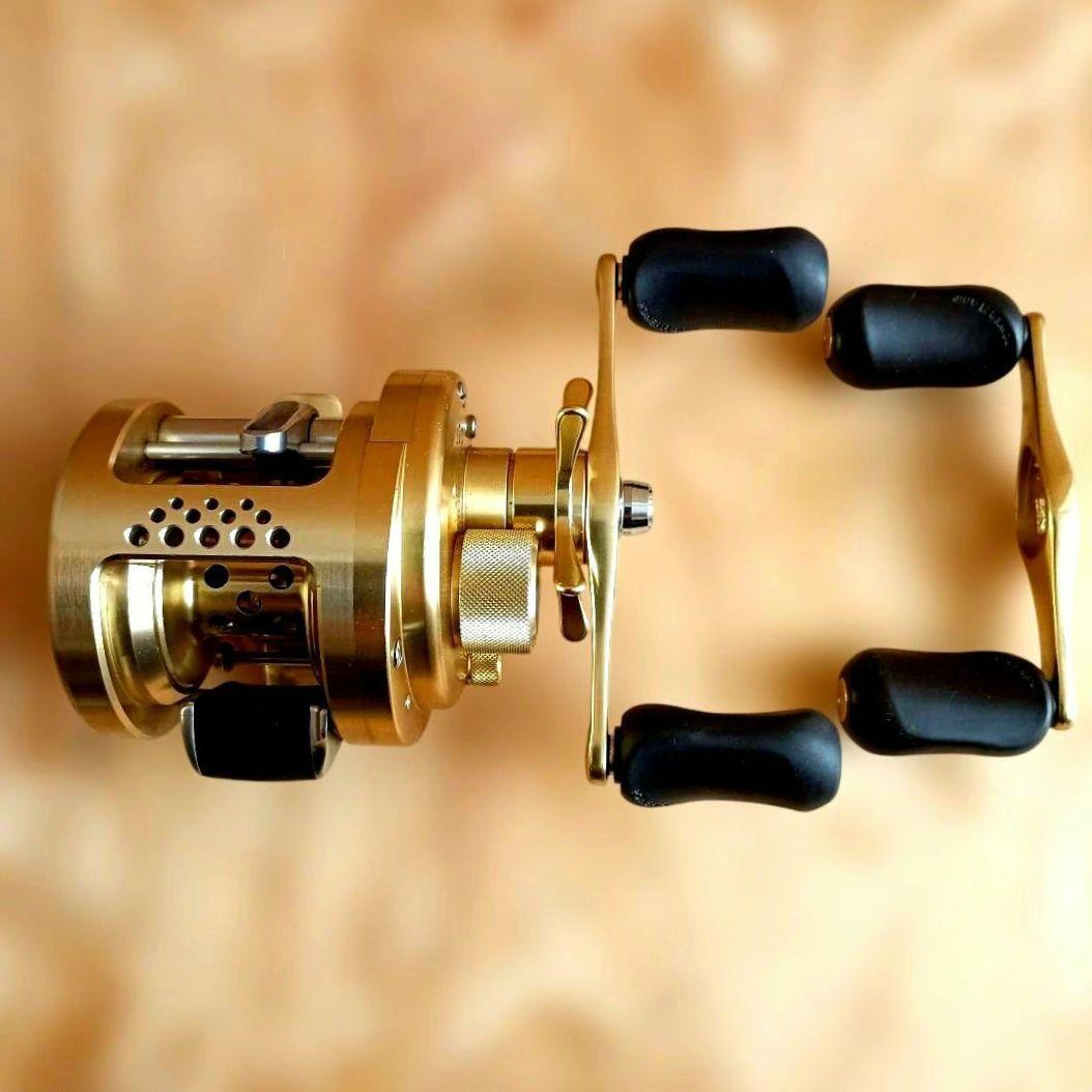 Shimano Calcutta Conquest 100 Spinning Reel 200 Handle 42mm clean