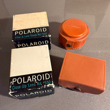 Vintage Polaroid Close-Up Lens Kit 550  BONUS Filter  Lens Shade Kit 551
