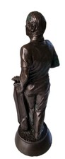 Bronze Resin Golfer Figurine good Condition