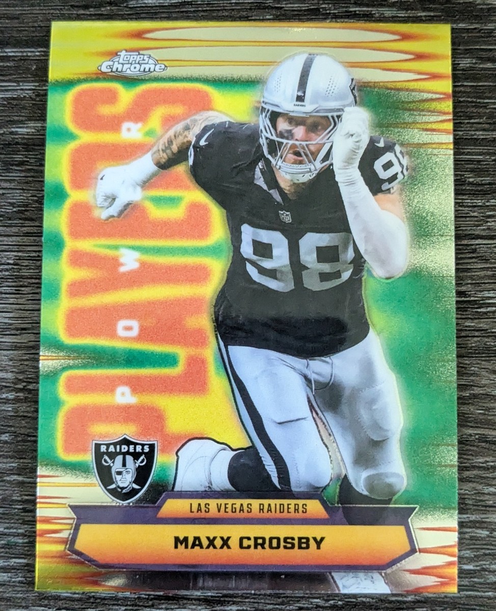 2025 Topps Chrome Football Maxx Crosby Power Players #PP-37