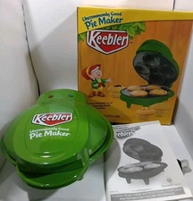 Pie Maker KEEBLER Mini PIES Countertop GREEN Non-Stick DESSERT S'mores PIES 2012