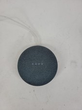 Google Home Mini 1st Gen H0A Charcoal Smart Speaker  Adapter Tested Working