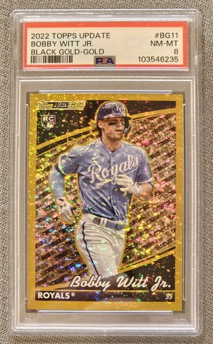Bobby Witt Jr. [Autograph] #BG-11 2022 Topps Update Black Gold card
