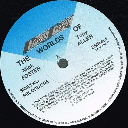 Foster Allen - The Worlds of Mick Foster Tony Allen - gebrauchtes Vinyl - L1362z - Bild 4 von 4