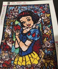 Snow White   Completed Diamond Art   Handmade Wall Decor