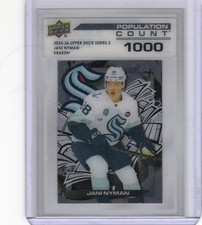 2025-26 Upper Deck Series 2 Jani Nyman Population Count 1000