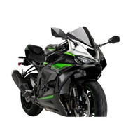 Puig Spoiler Laterale Downforce Race Kawasaki ZX-6R Ninja 24-26 Nero Opaco