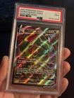 PSA 9 FRESH CERT Rayquaza VMAX 111/203 SWSH07: Evolving Skies Holo