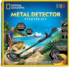 National Geographic Kids Metal Detector Kit with Waterproof Coil & Trowel