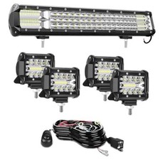 22 inch LED Light Bar Kit, 288W Super Bright Light Bar 4 Inch 60W LED Light