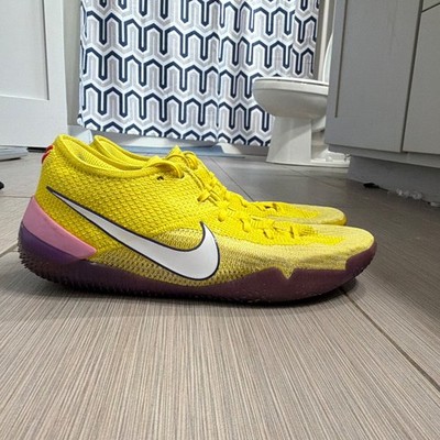 Nike Kobe A.D. NXT 360 Yellow Strike Low Top Basketball Sneaker AQ1087-700