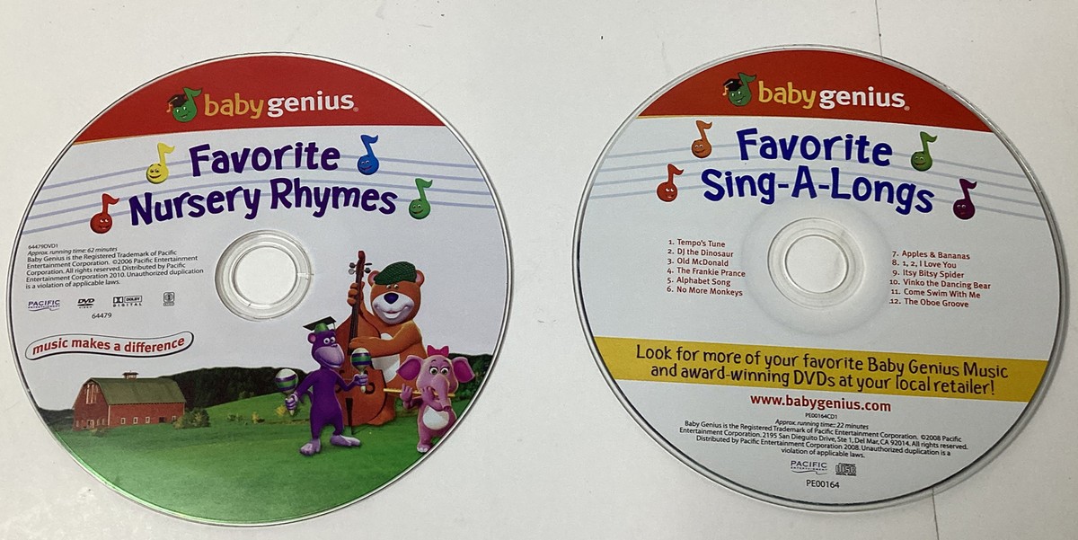 Baby Genius Favorite Nursery Rhymes & Favorite Sing-a-Longs Baby Genius Favorite Nursery Rhymes & Favorite Sing-a-Longs