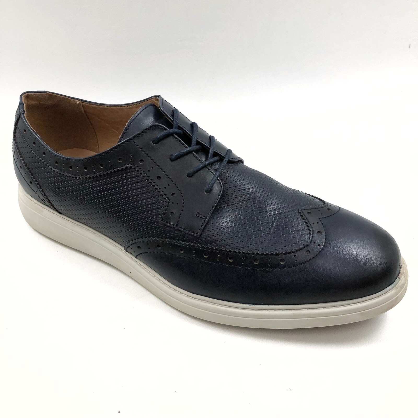 SAOLA La Milano Palmer taglia 12 pelle blu navy