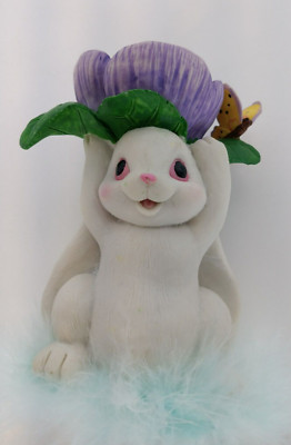 NEW Cracker Barrel - Easter Egg Holder Bunny Collection Purple
