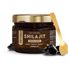 nirvasa Himalayan Shilajit Resin, 70 Fulvic, Extremely Potent - 20g Jar