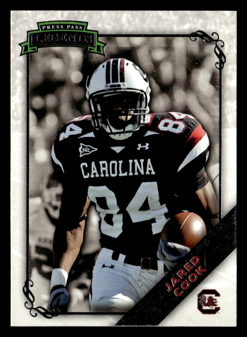Jared Cook 2009 Press Pass Legends Card #44 South Carolina