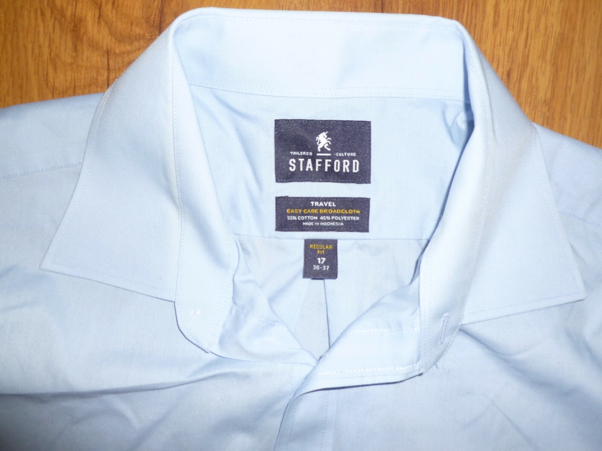 dress shirt size chart stafford Sizing