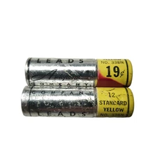 VTG 2/Lot Autopoint Company Leads 12pc Yellow Standard