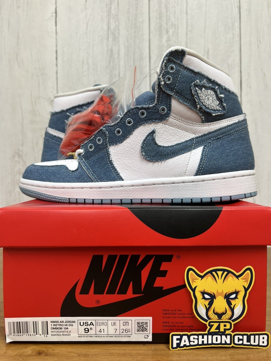Nike Air Jordan 1 High OG Denim DM9036-104 Women Sizes | eBay