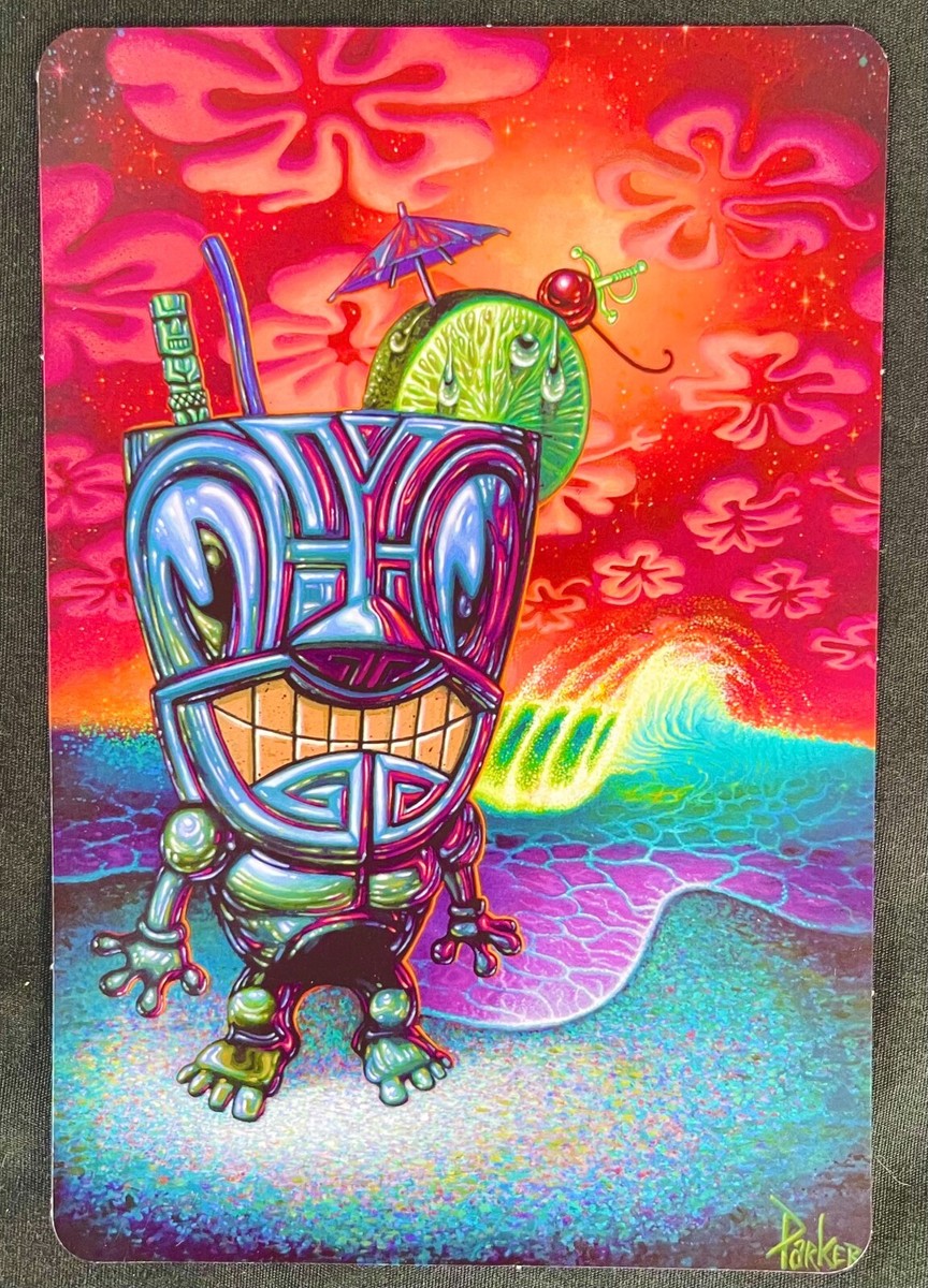 TIKI ART Postcard BRAD PARKER 