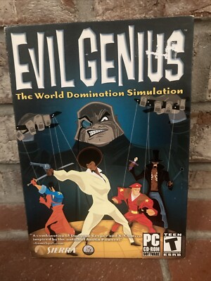 Evil Genius - The World Domination Simulation - (PC, 2004) CIB